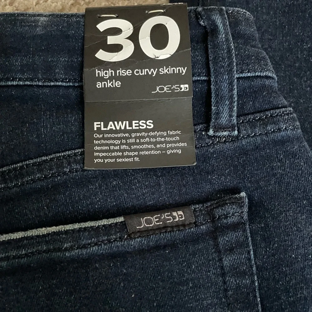 Joe’s high rise curvy skinny ankle jeans